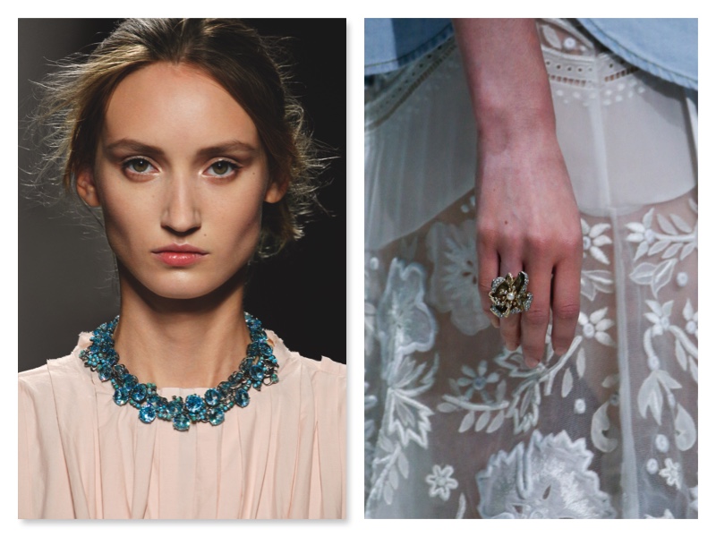 (左)Bottega Veneta、(右)Roberto Cavalli。